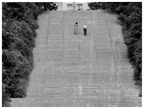 현재의 108계단이 예전에는 158계단이었다 THUMBNAIL