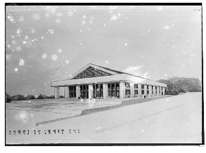 기공당시의 체육관 투시도 THUMBNAIL