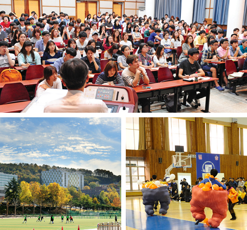 학생 강의 모습 및 행사 사진